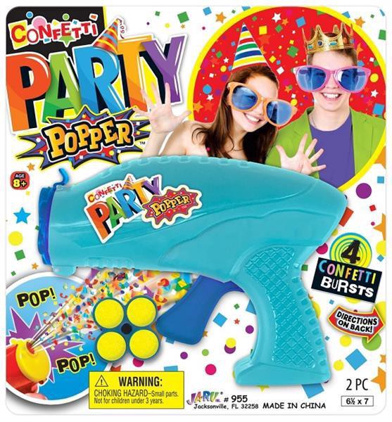 slide 1 of 1, Jacent Ja-Ru Party Popper, 1 ct