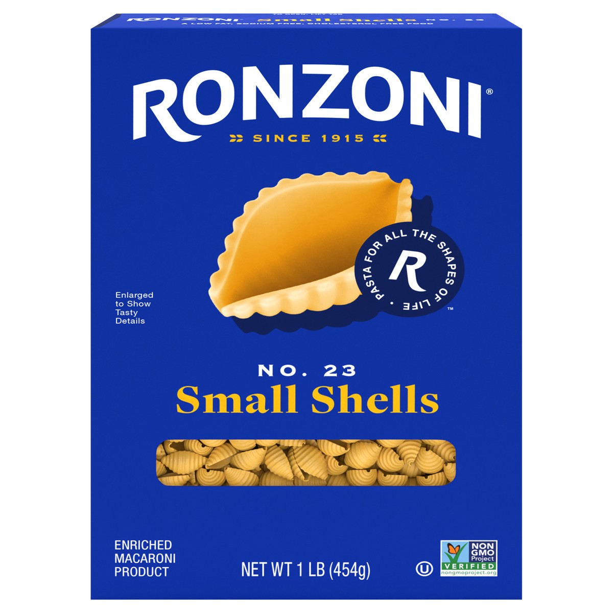 slide 1 of 9, Ronzoni Small Shells, 1 lb