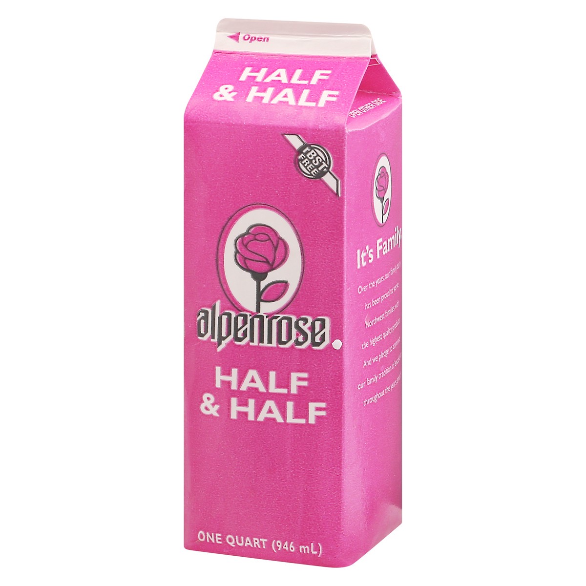 slide 8 of 14, Alpenrose Half & Half 1 qt Carton, 1 qt