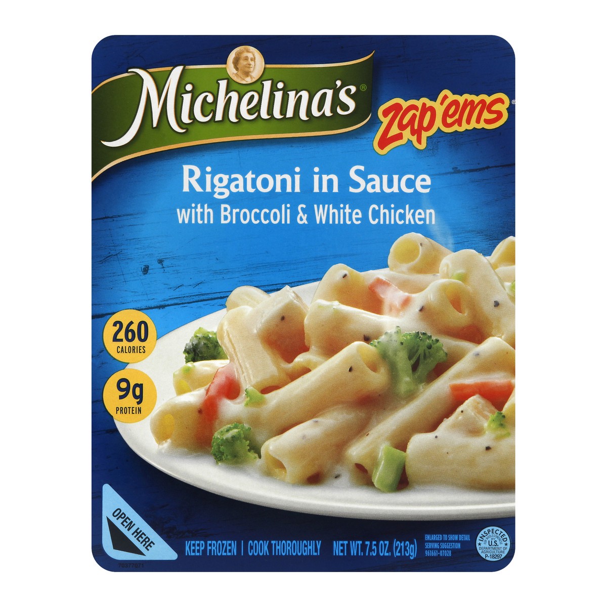 slide 5 of 9, Michelina's Rigatoni in Sauce, 7.5 oz