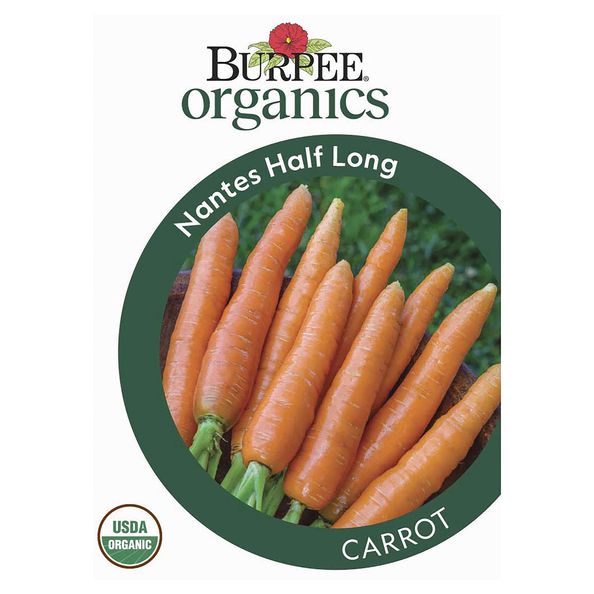 slide 1 of 5, Burpee Carrot Scarlet Nantes Seeds, 1 ct