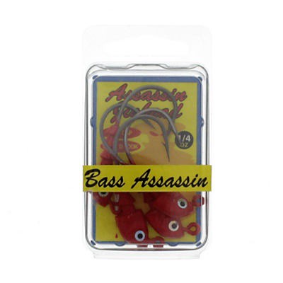 slide 1 of 1, Bass Assassin Jighead, 1/4 oz