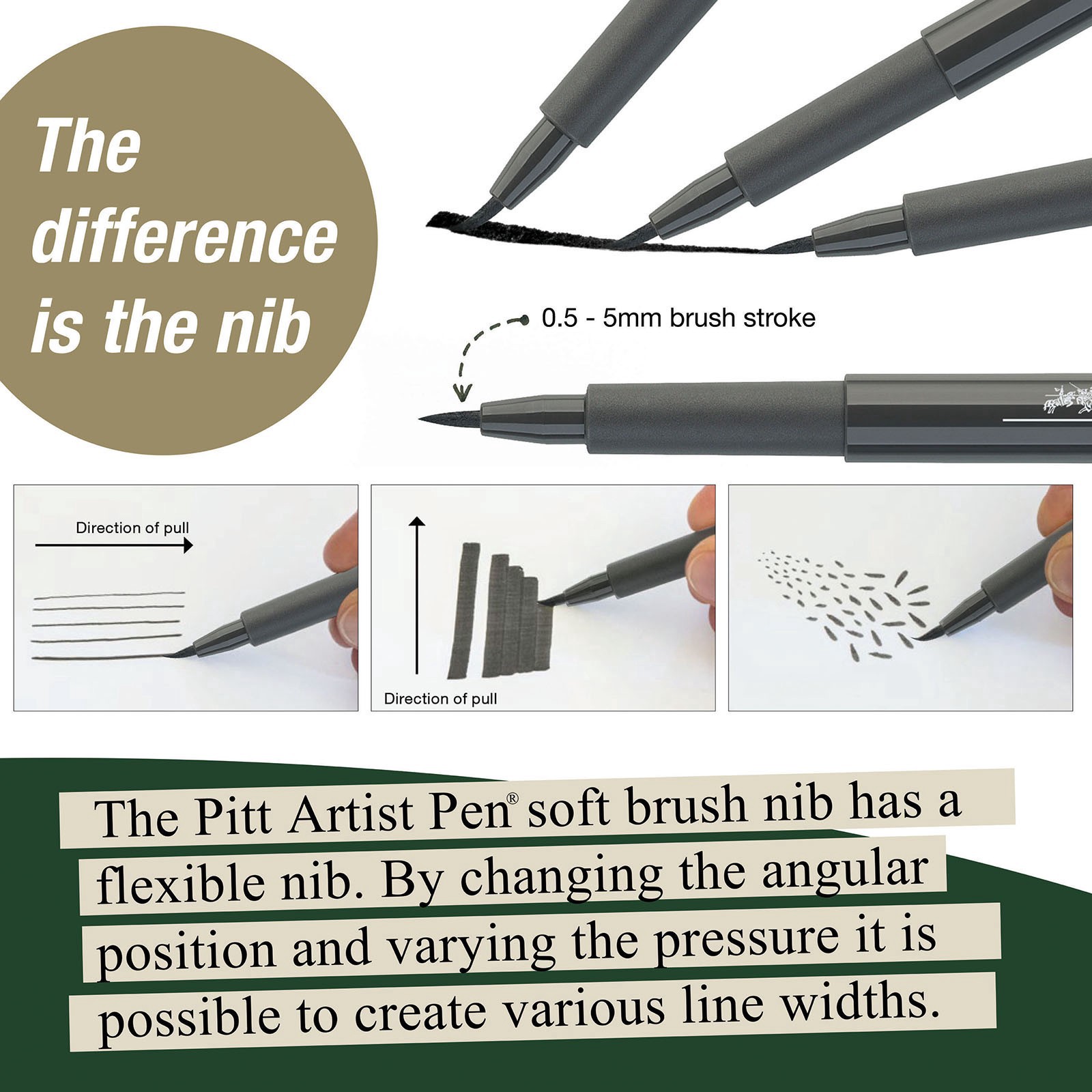 slide 9 of 9, Faber-Castell Pitt Artist Pen Soft Brush Set, 8 Piece, 8 ct