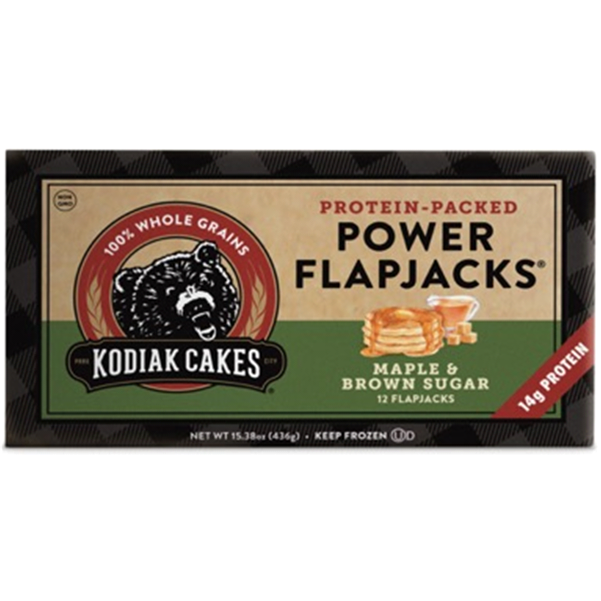 slide 1 of 1, Kodiak Cakes Maple and Brown Sugar Power Flapjacks, 15.38 oz