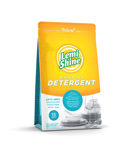 slide 1 of 1, Lemi Shine Dishwasher Detergent Pacs, 18 ct