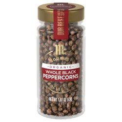 McCormick Whole Black Peppercorns, 1.87 oz