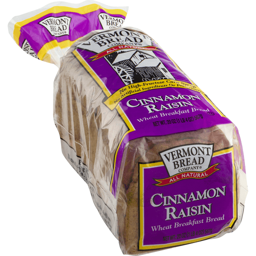 slide 2 of 8, Vermont Bread Co. Vermont Cinnamon Raisin Bread, 20 oz