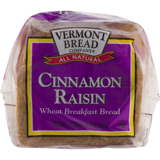 slide 4 of 8, Vermont Bread Co. Vermont Cinnamon Raisin Bread, 20 oz