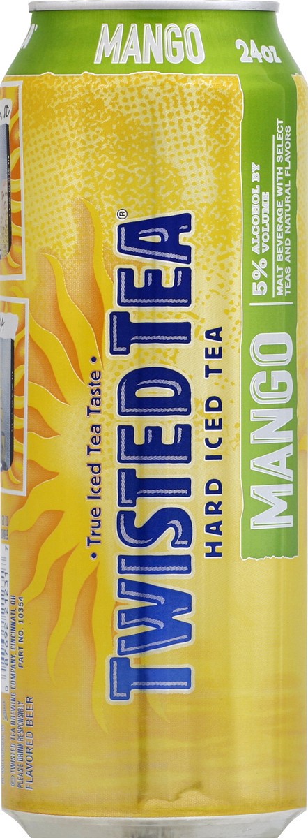 slide 4 of 4, Twisted Tea Mango Tea Single Can, 24 fl oz