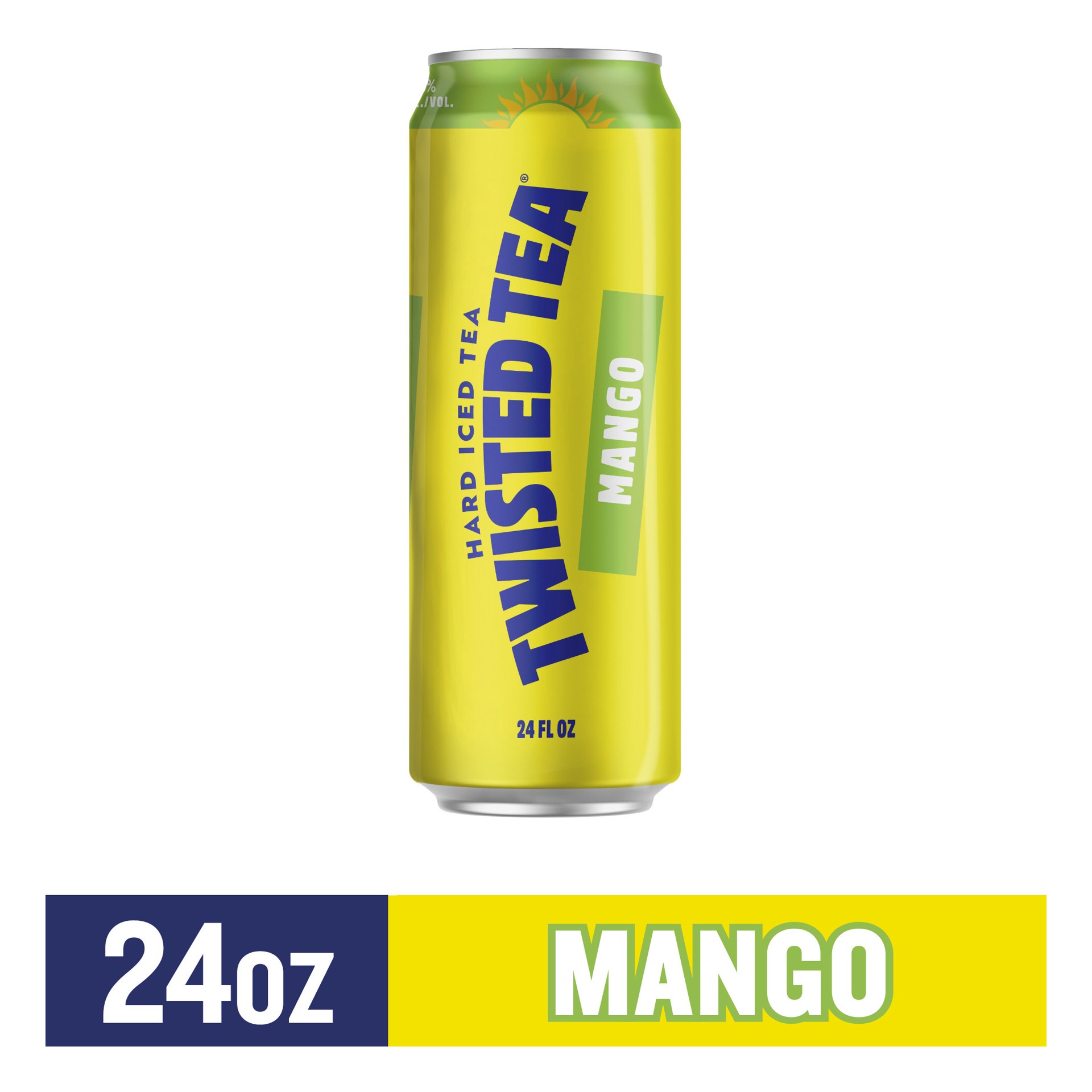 slide 1 of 4, Twisted Tea Mango Tea Single Can, 24 fl oz