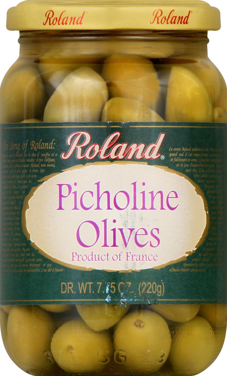 slide 2 of 2, Roland Picholine Olives-France, 12 oz