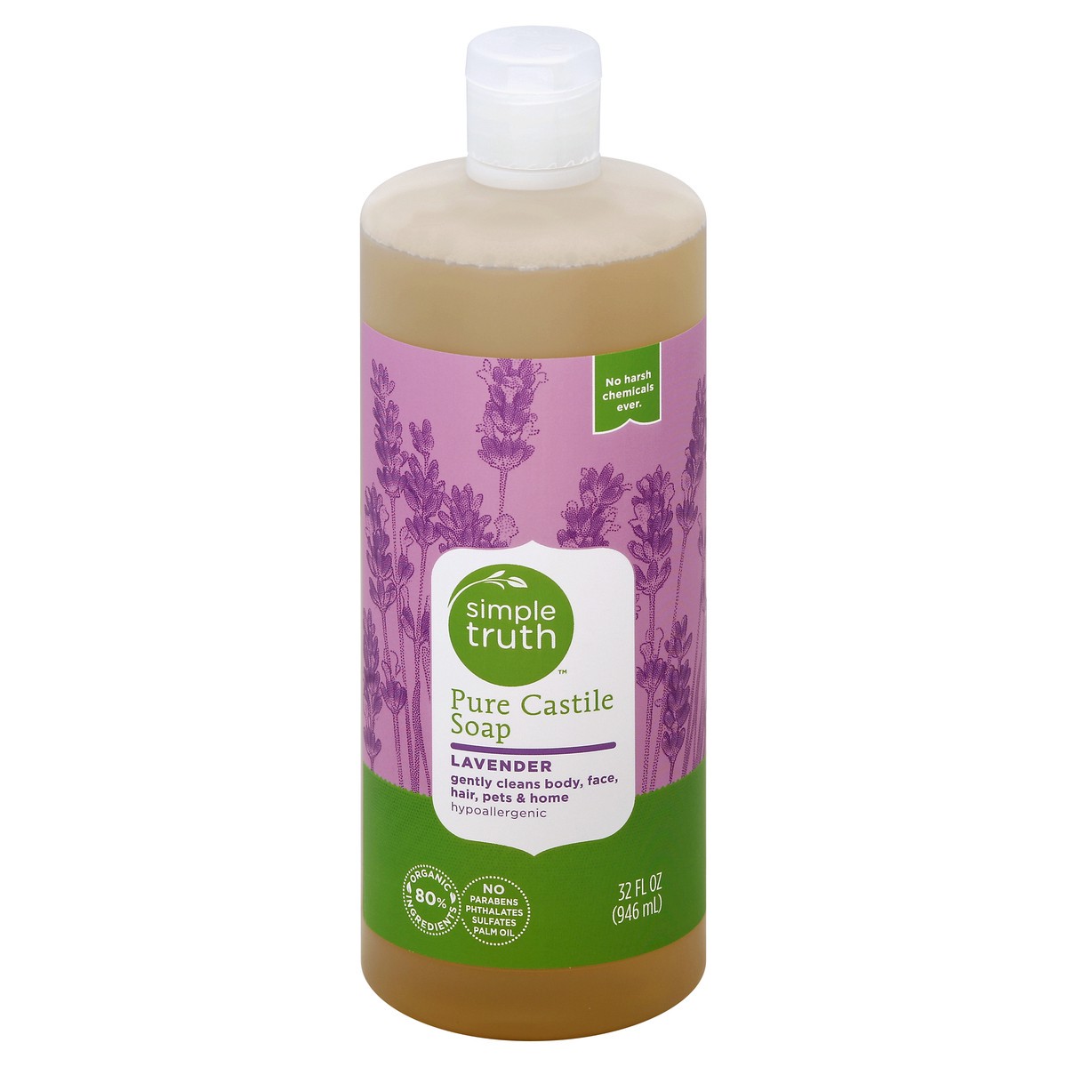 slide 2 of 3, Simple Truth Lavender Pure Castile Soap, 32 fl oz