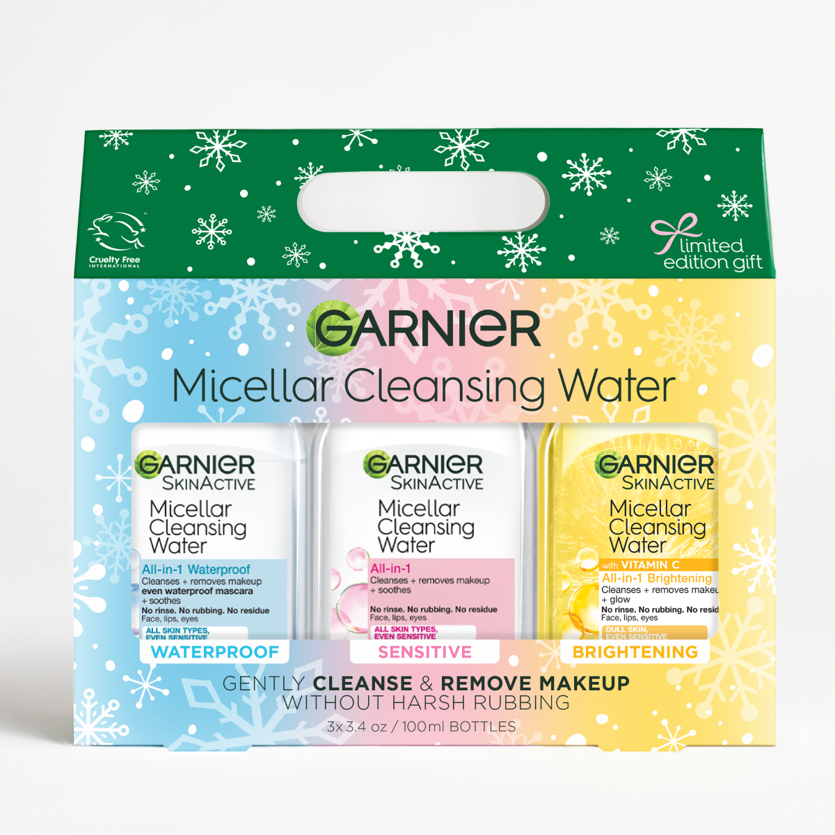 slide 1 of 9, GARNIER Gar Cvs Micellar Holiday Kit 2024, 1 ct