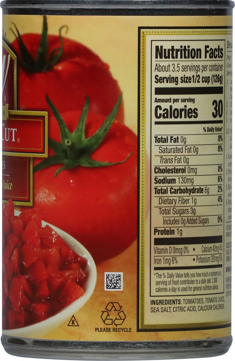 slide 8 of 13, S&W Premium Petite-Cut Tomatoes 14.5 oz, 14.5 oz