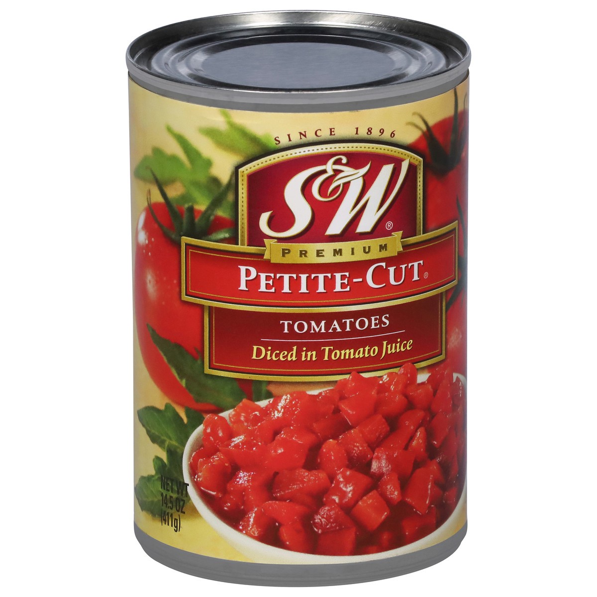 slide 13 of 13, S&W Premium Petite-Cut Tomatoes 14.5 oz, 14.5 oz