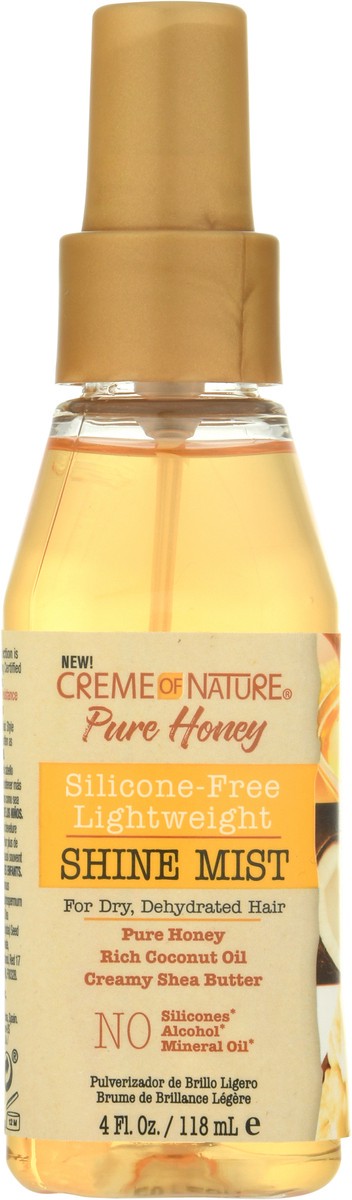 slide 1 of 11, Creme of Nature Pure Honey Silicone-Free Lightweight Shine Mist 4 fl oz, 4 oz