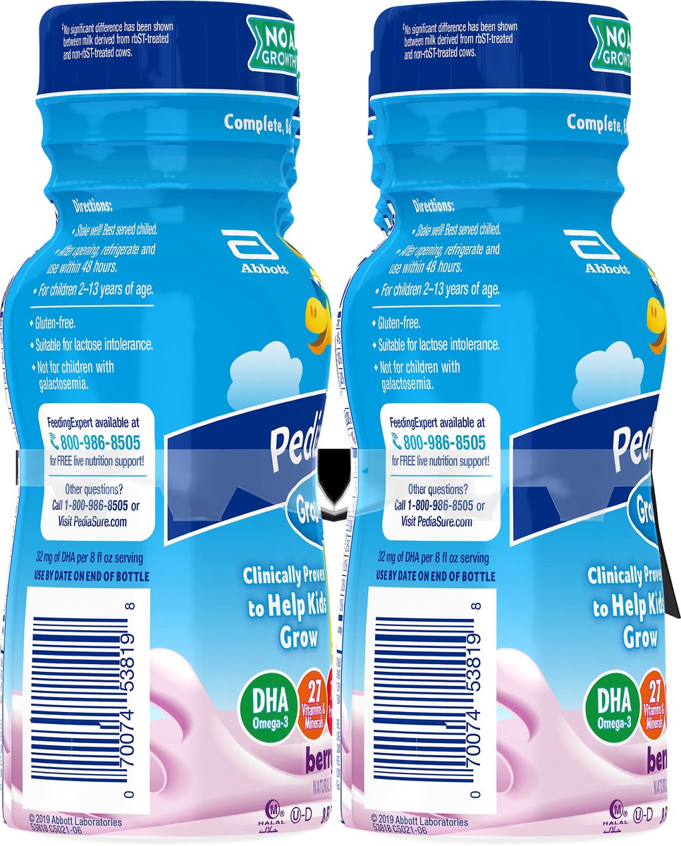 slide 9 of 9, PediaSure Berry Nutrition Shake 6.0 ea, 6 ct