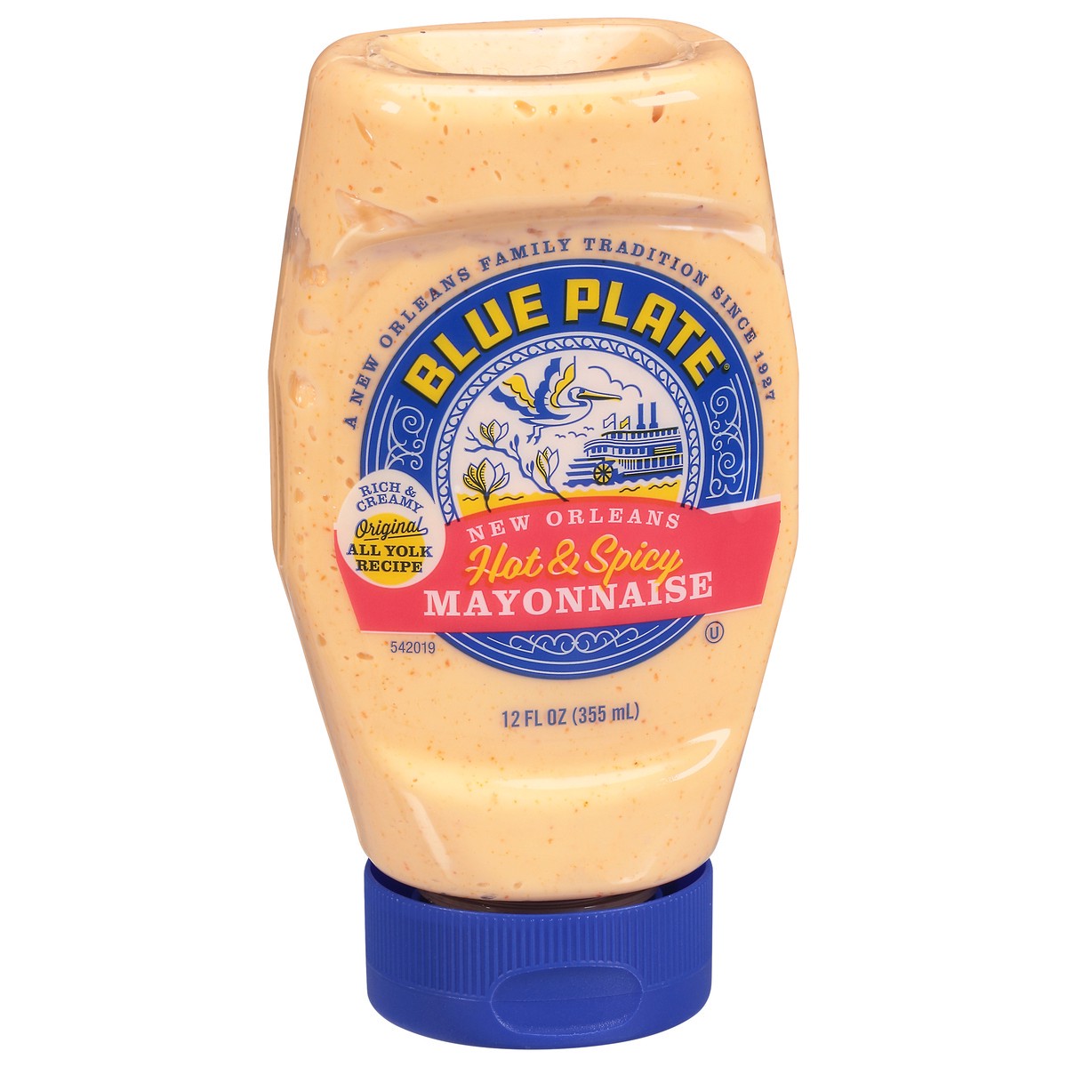 slide 4 of 9, Blue Plate Hot/Spicy Mayo, 12 oz