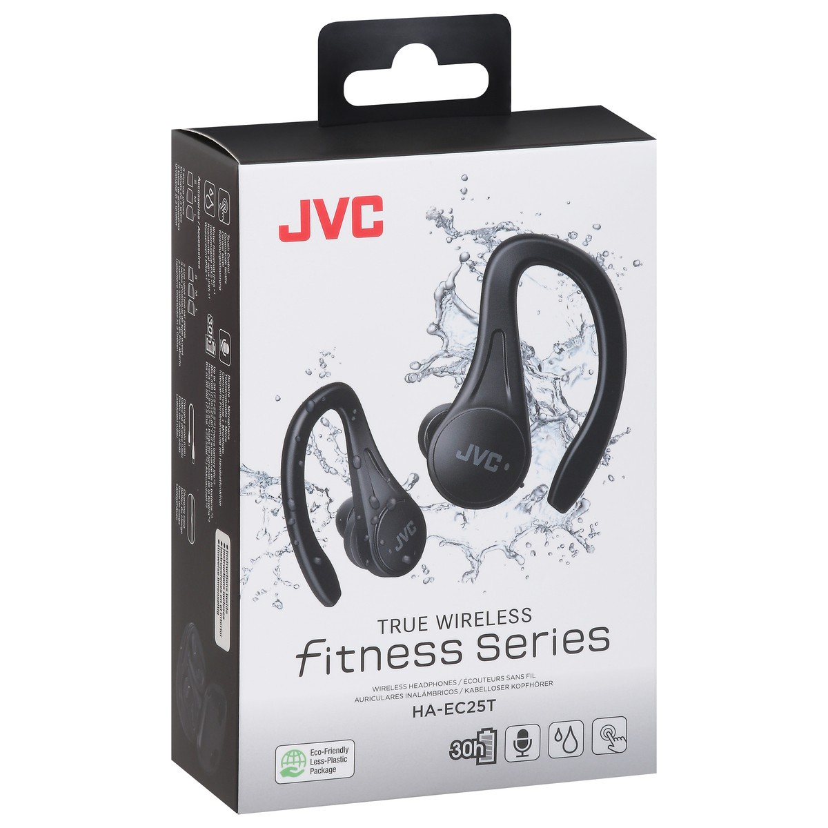 slide 5 of 9, JVC Wireless Fitness Series Black Headphones 1 ea, 1 ct
