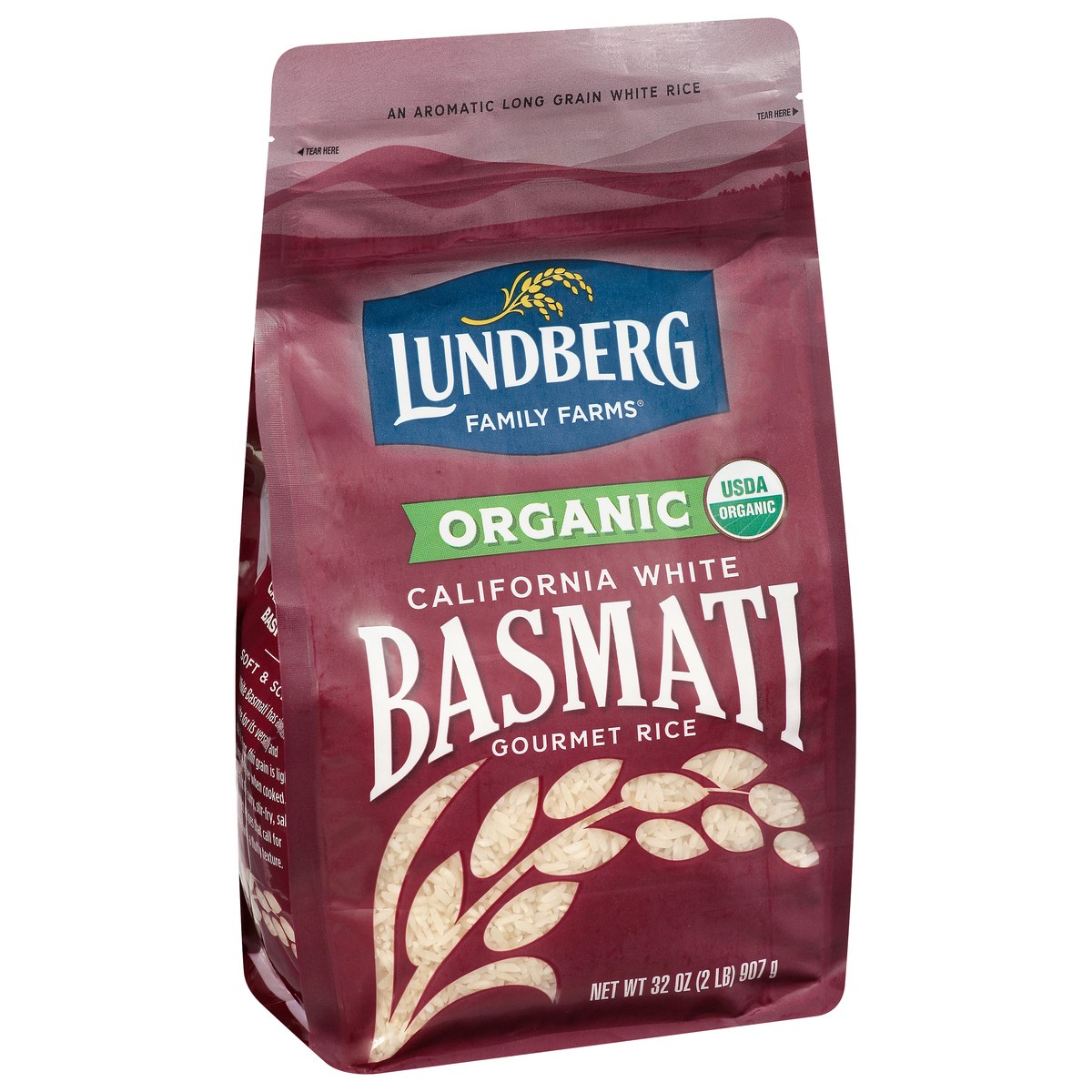 slide 13 of 14, Lundberg Family Farms Organic Basmati White Rice 32 oz, 32 oz