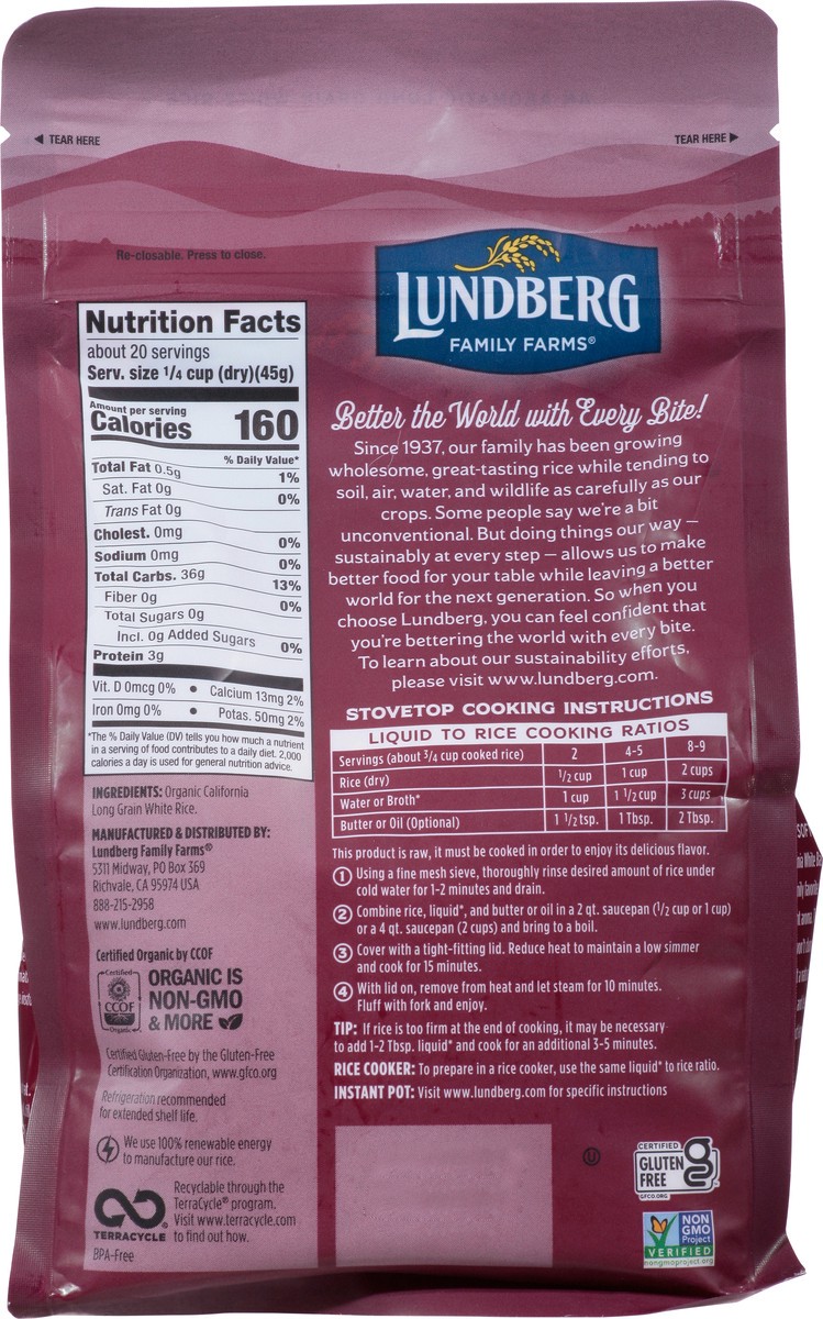 slide 12 of 14, Lundberg Family Farms Organic Basmati White Rice 32 oz, 32 oz