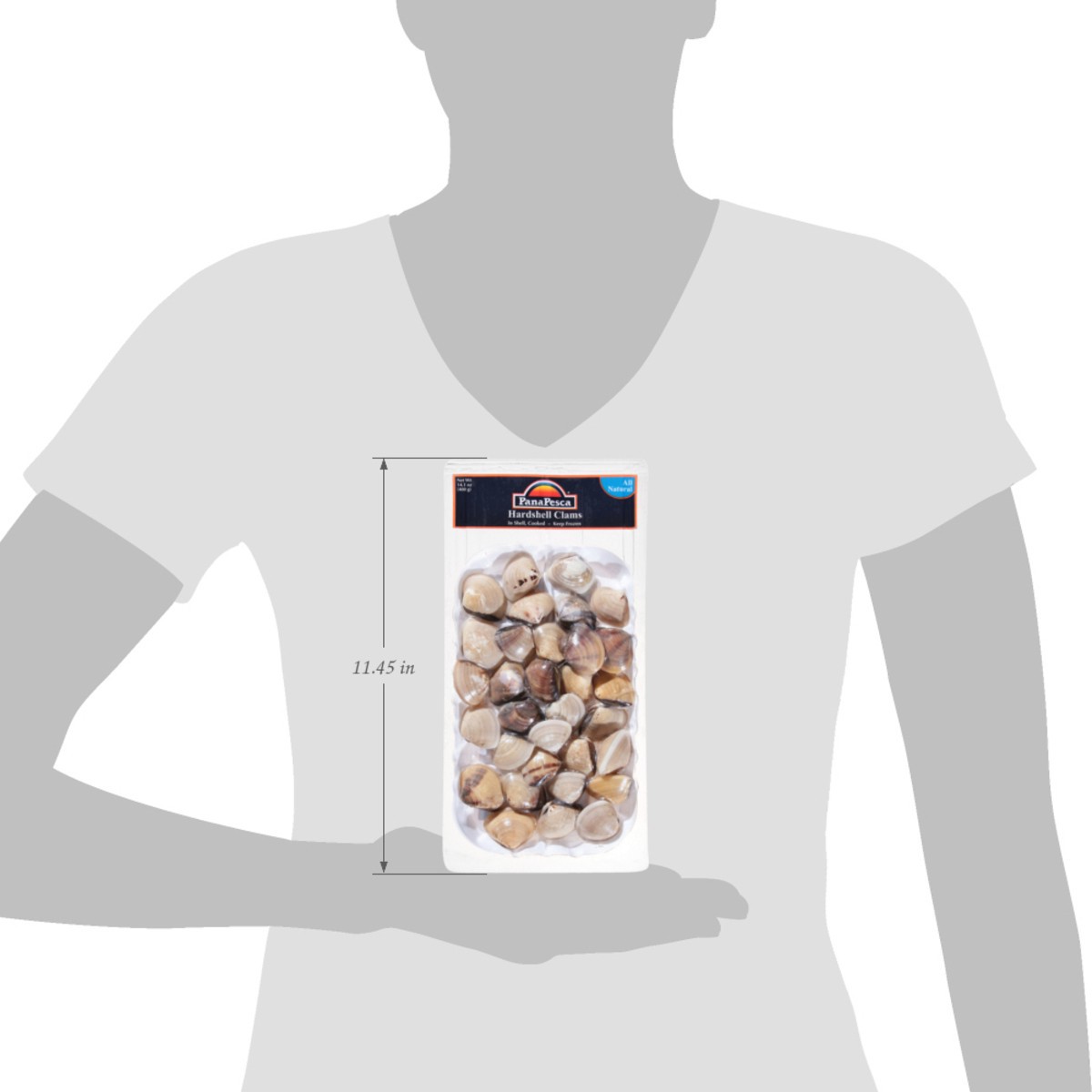 slide 5 of 14, PanaPesca Cooked Hardshell Clams in Shell 14.1 oz, 14.1 oz