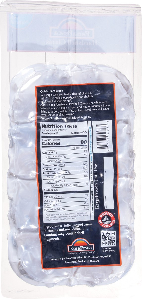 slide 7 of 14, PanaPesca Cooked Hardshell Clams in Shell 14.1 oz, 14.1 oz