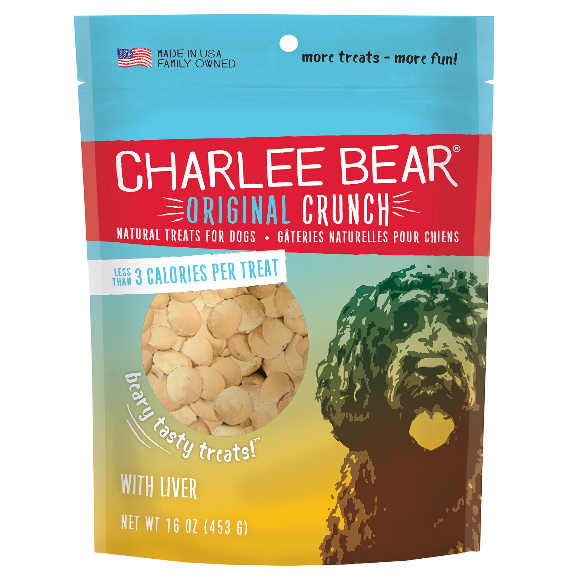 slide 1 of 1, Charlee Bear Dog Treats with Liver, 16 oz