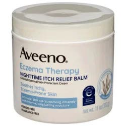Aveeno Eczema Therapy Nighttime Itch Relief Balm, Fragrance-free 11 oz