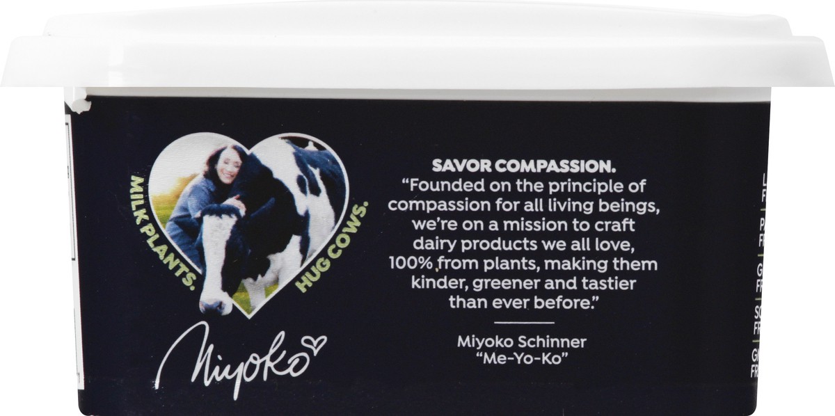 slide 9 of 10, Miyoko's Creamery Plant Milk Savory Scallion Cream Cheese 8 oz, 8 oz