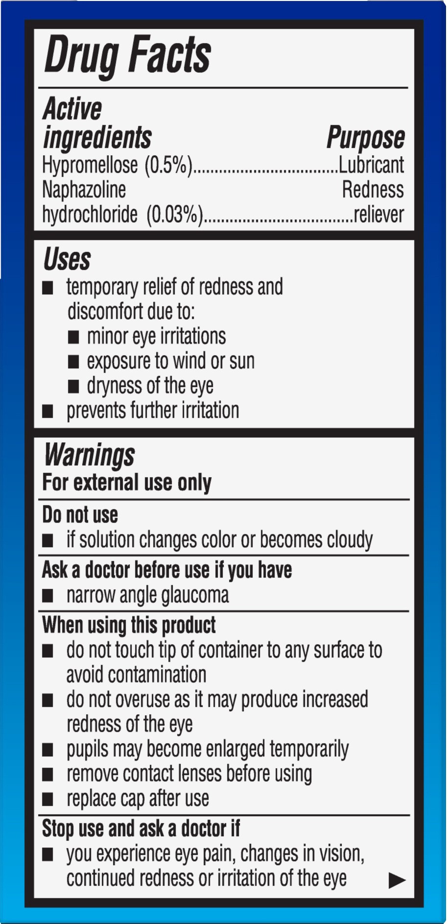 slide 2 of 2, Bausch + Lomb Eye Relief Sterile Advanced Maximum Redness Lubricant Eye Drops 0.5 fl oz, 0.50 fl oz