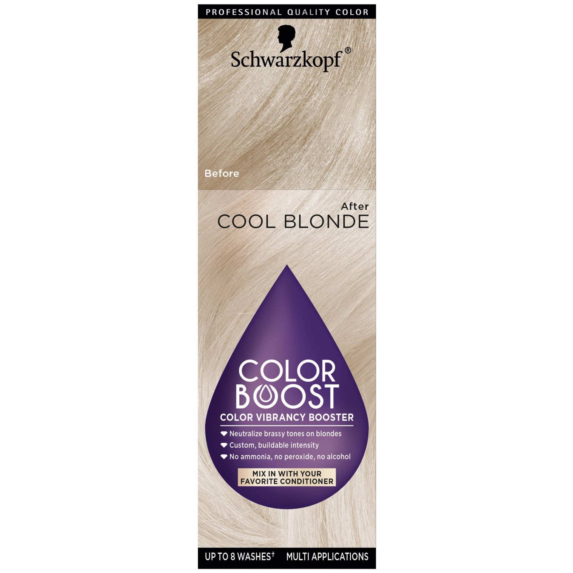 slide 1 of 2, Schwarzkopf Color Boost Color Vibrancy Booster, Cool Blonde, 1 oz