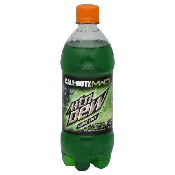 mountain dew game fuel soda tropical smash