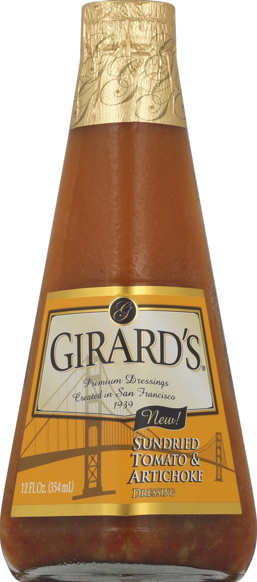 slide 2 of 2, Girard's Sundried Tomato and Artichoke Dressing, 12 oz