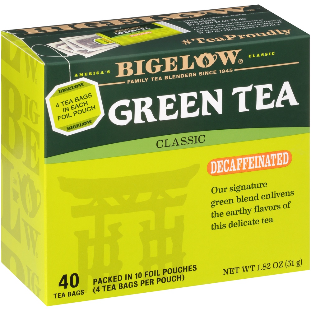 slide 2 of 7, Bigelow Decaffeinated Green Tea Bags, 40 ct