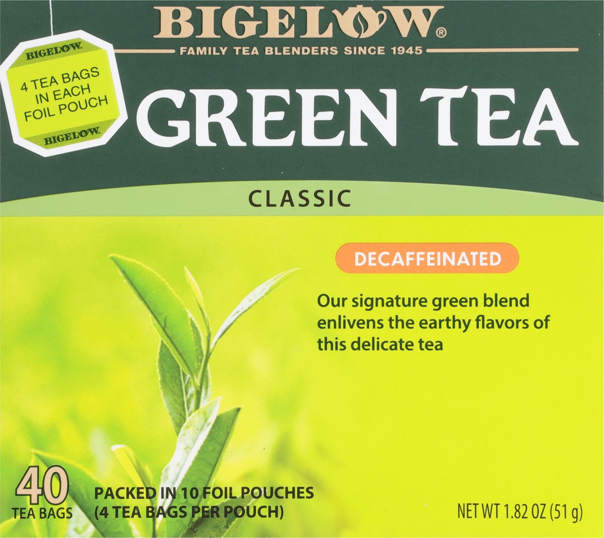 slide 5 of 9, Bigelow Green Tea - 40 ct, 40 ct