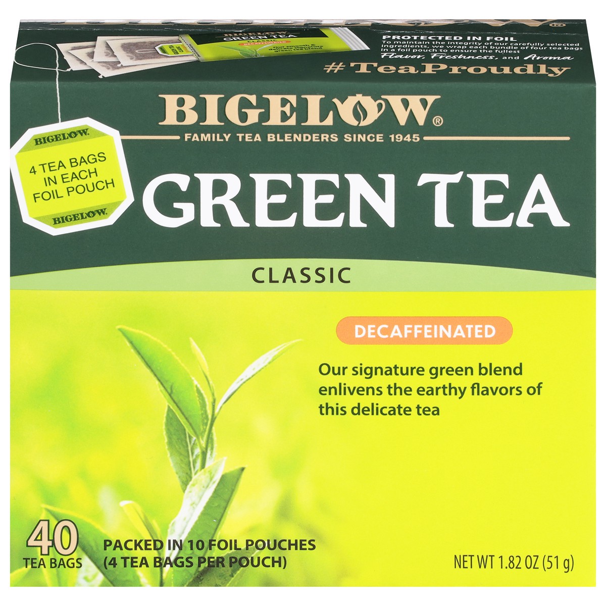 slide 1 of 9, Bigelow Green Tea - 40 ct, 40 ct