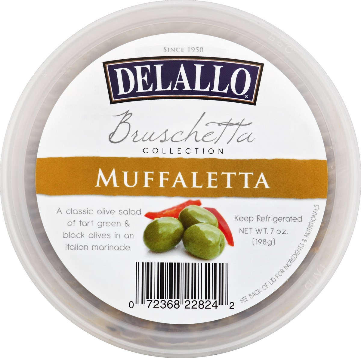 slide 3 of 3, DeLallo Muffaletta Bruschetta, 7 oz