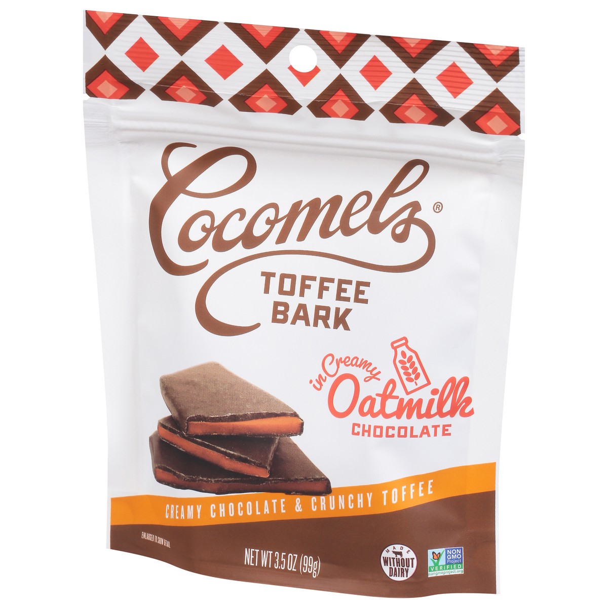 slide 8 of 13, Cocomel's Oatmilk Chocolate Toffee Bark 3.5 oz, 3.5 oz