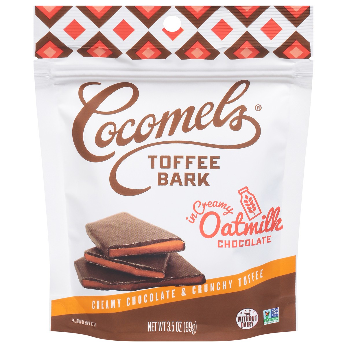 slide 3 of 13, Cocomel's Oatmilk Chocolate Toffee Bark 3.5 oz, 3.5 oz