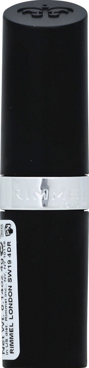 slide 2 of 3, COTY RIMMEL LONDON Rimmel Lasting Finish Lipstick - Up to 8 Hours of Intense Lip Color with Color Protect Technology and Exclusive Black Diamond Complex - 084 Amethyst Shimmer, .14oz, 0.14 oz