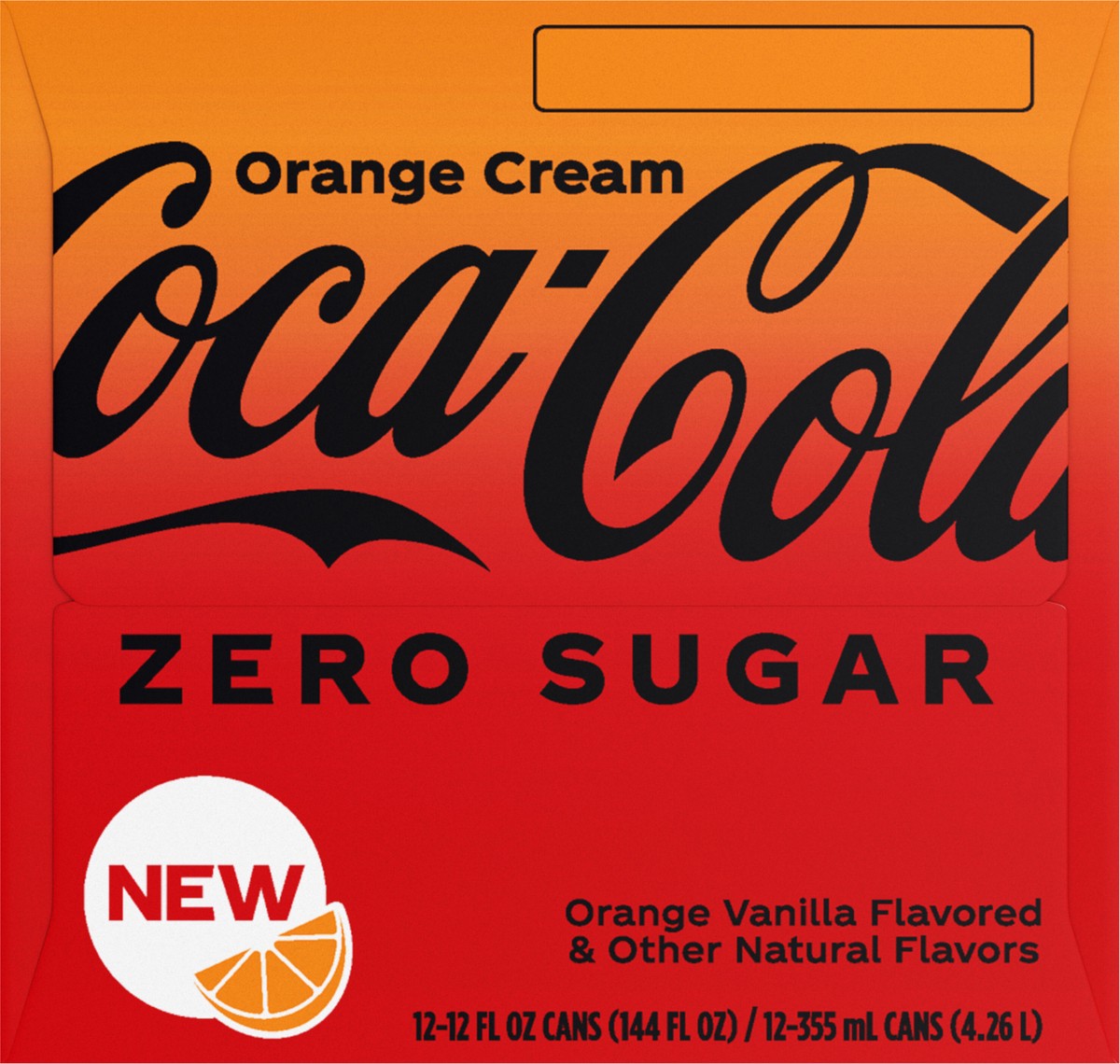 slide 13 of 13, Coca-Cola Zero Sugar Orange Cream Fridge Pack Cans, 12 fl oz, 12 Pack, 12 ct; 12 oz