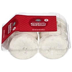 First Street Raspberry Filled Donuts