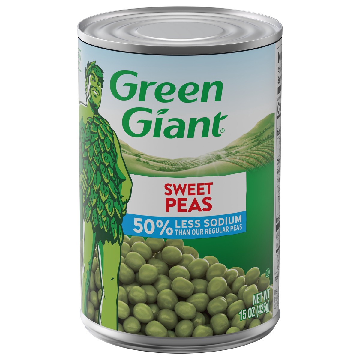 slide 7 of 9, Green Giant 50% Less Sodium Sweet Peas 15 oz, 15 oz