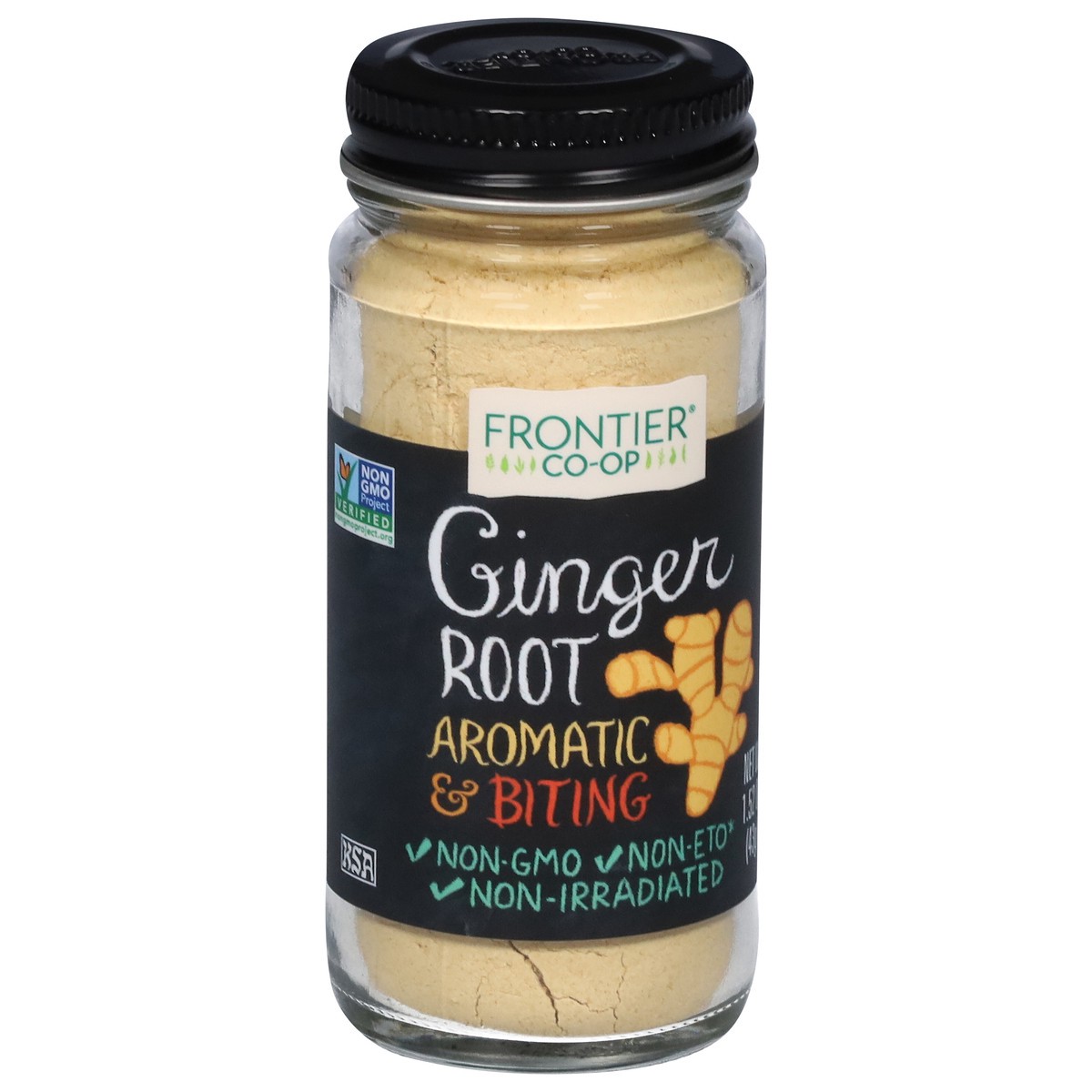 slide 5 of 9, Frontier Co-Op Aromatic & Biting Ginger Root 1.52 oz, 1.52 oz