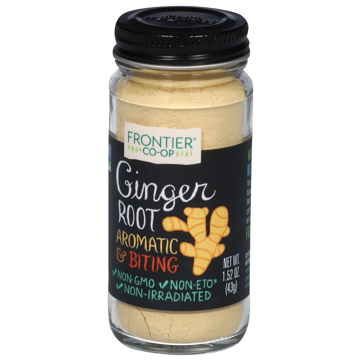 slide 6 of 9, Frontier Co-Op Aromatic & Biting Ginger Root 1.52 oz, 1.52 oz