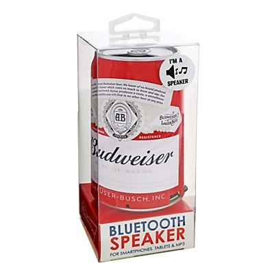 slide 1 of 1, Budweiser Bluetooth Can Speaker, 1 ct