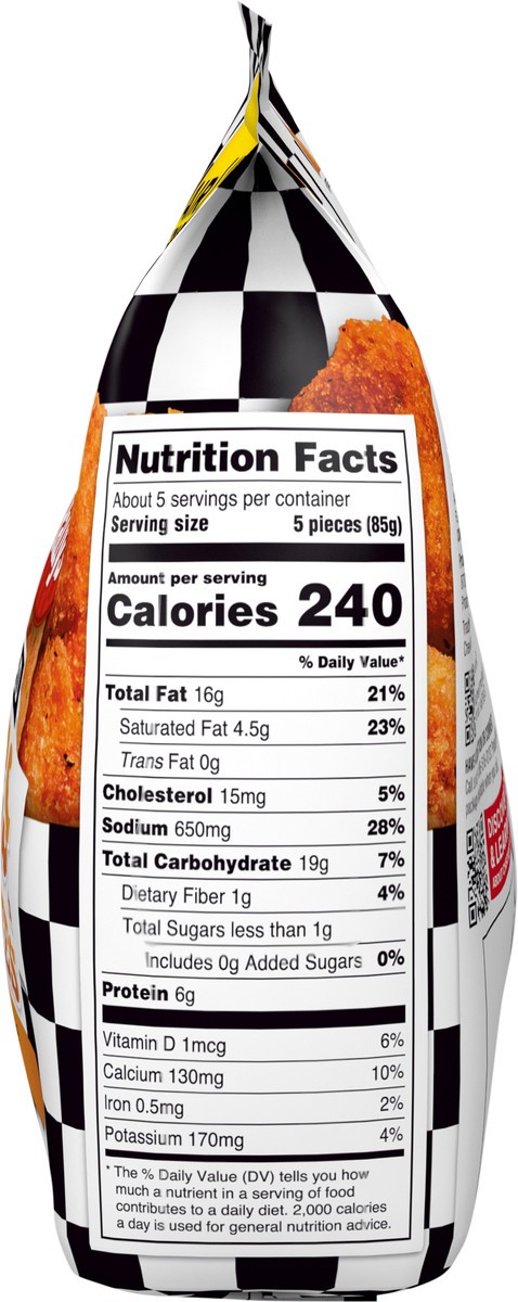 slide 8 of 13, Checkers Seasoned Cheesy Potato Bites, 28 oz