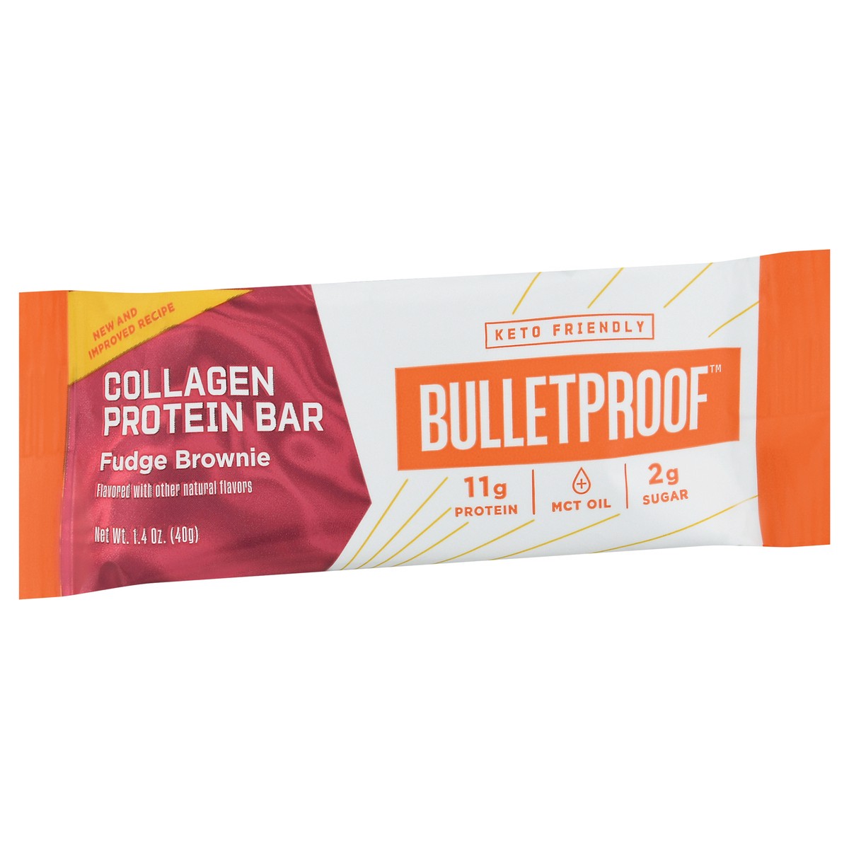 slide 5 of 14, Bulletproof Fudge Brownie Collagen Protein Bar 1.4 oz, 1.4 oz