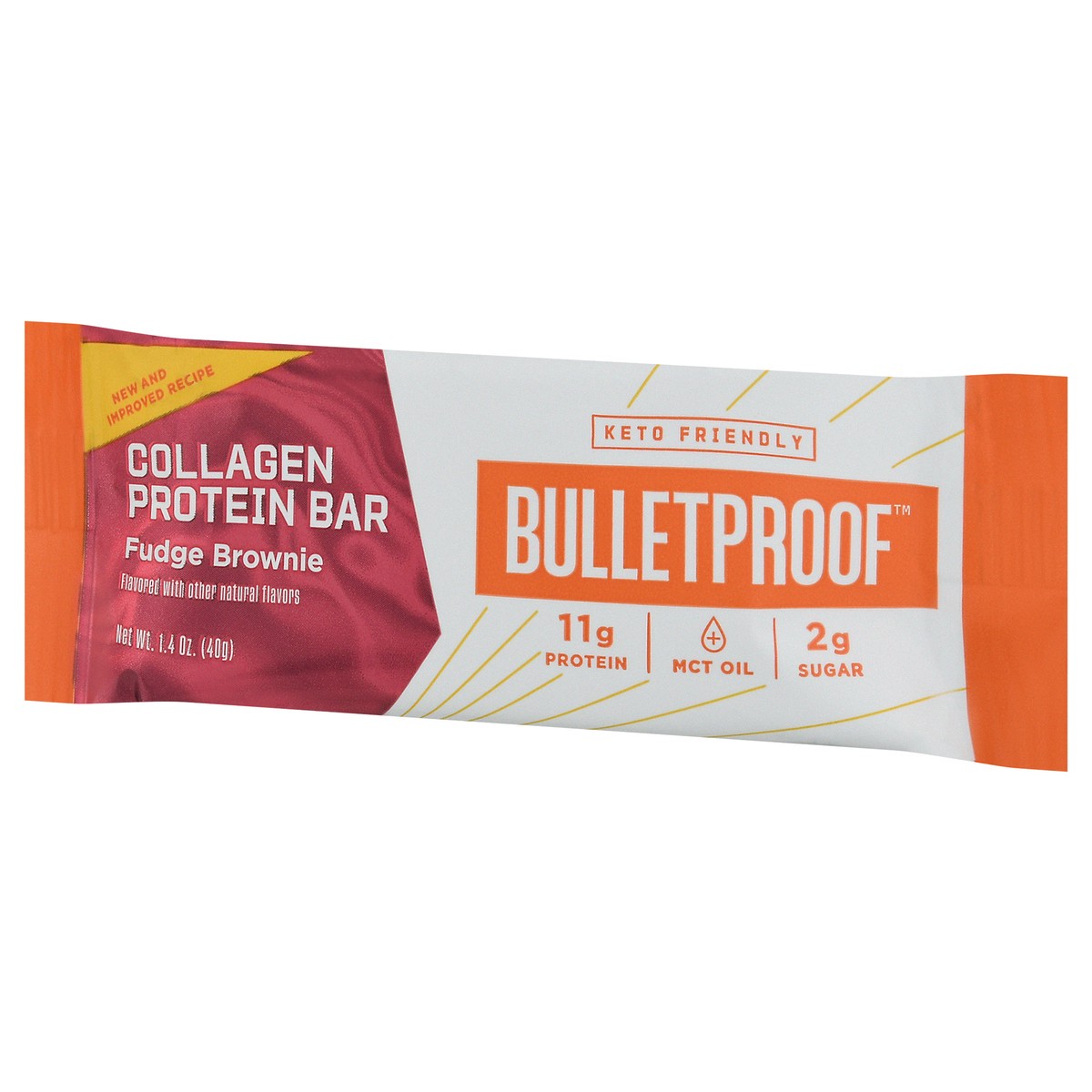 slide 14 of 14, Bulletproof Fudge Brownie Collagen Protein Bar 1.4 oz, 1.4 oz